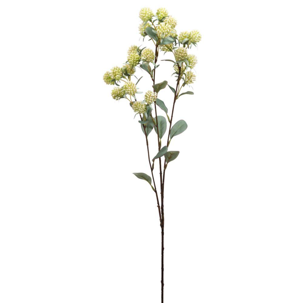 24 Wholesale Faux Seeded Eucalyptus Branch 30 inches - Green image