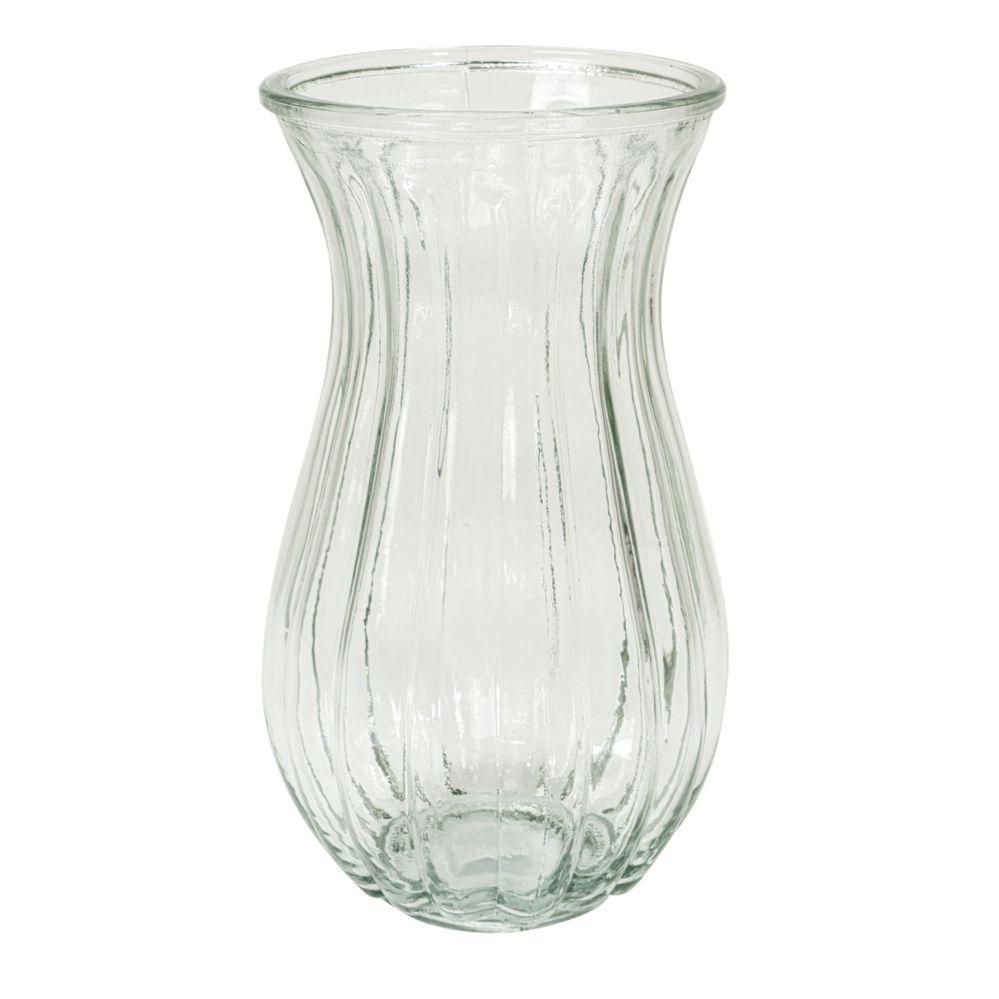 12 Wholesale Glass Vase 9 inch image
