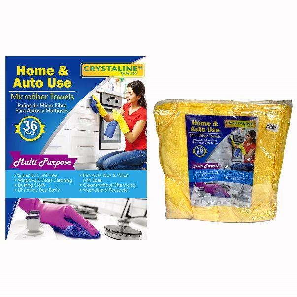 10 Wholesale 36 Pc Microfiber Towel Size: 16x16 Inches image