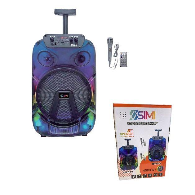 4 Wholesale 8" Wireless Speaker With Led Lights 800 Mah image