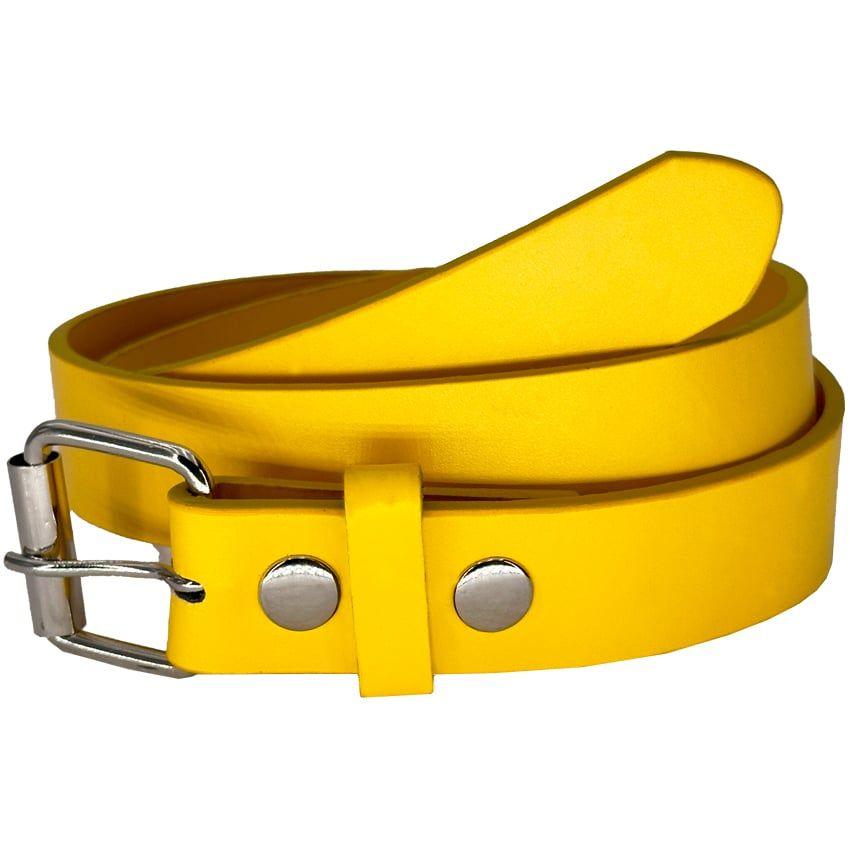 24 Wholesale Belts Yellow For Children image