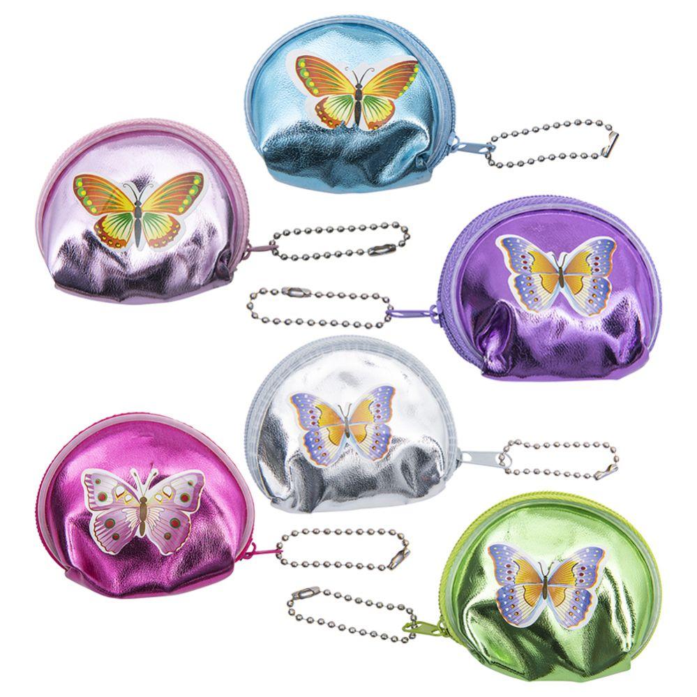 720 Wholesale Butterfly Coin Purse Keychain 2.75 inch image