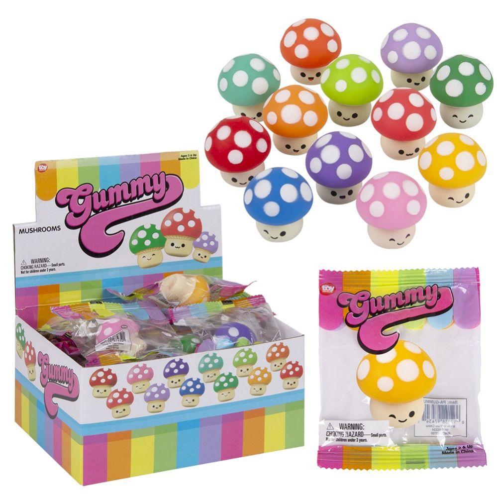 288 Wholesale 1.5 inch Gummy Mushrooms image