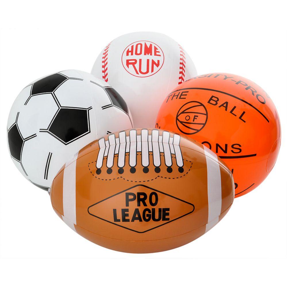288 Wholesale 16 inch Sports Ball Inflate Assortment image