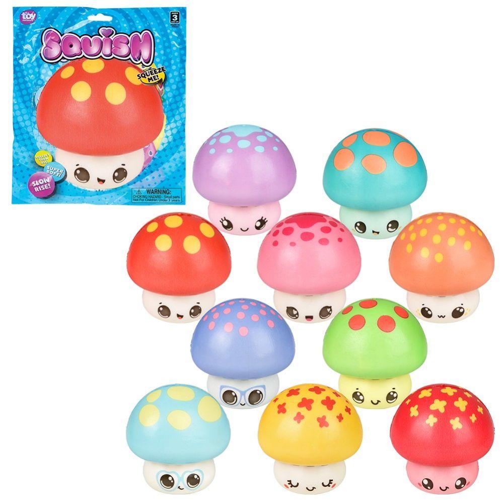 144 Wholesale 3.25 inch Squish Mushroom image