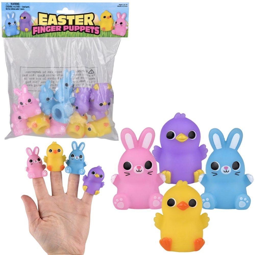 864 Wholesale Easter Finger Puppets 2 inch image