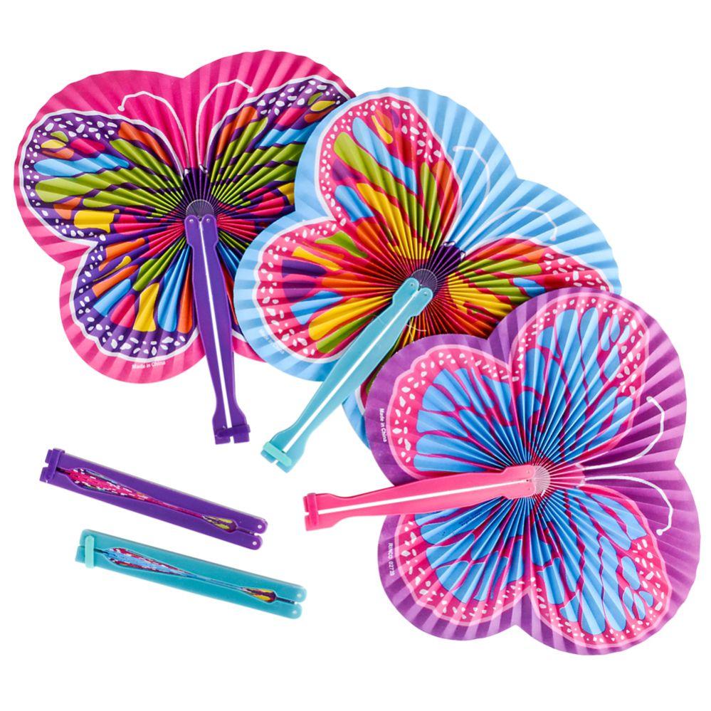 1200 Wholesale 9.5 Inch Butterfly Folding Fan image