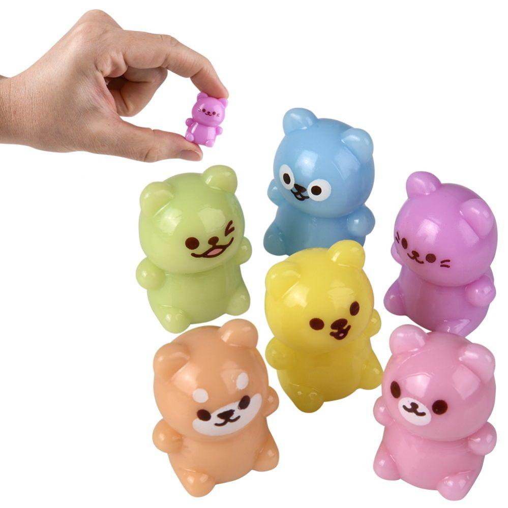 2000 Wholesale 1" Mini Kawaii Animal Squeezy Figurines 100ct image