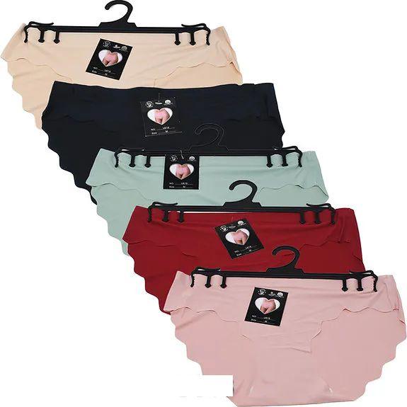 300 Wholesale 300 Women's Brief Seamless Nylon Mix Colors And Size image