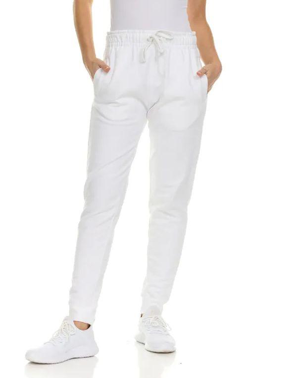 24 Wholesale Womens Fleece Lined 3 Pocket Jogger White Size 2X-Large image