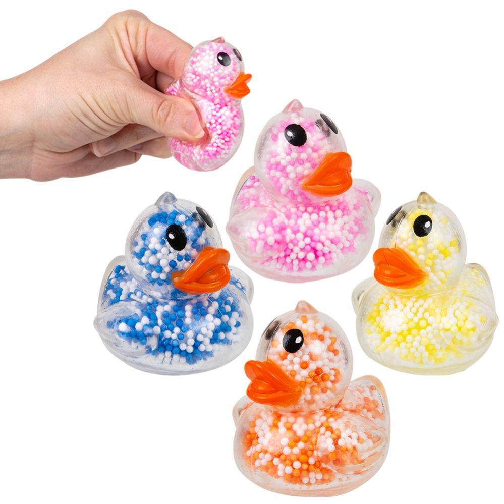 288 Wholesale 2.3 Inch Mini Squeezy Foam Bead Ducky 24ct image