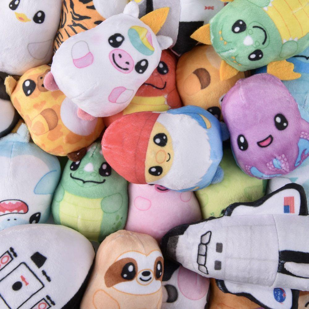 72 Wholesale 2.75 inch Sugar Squeeze Plush Assortment 12ct image