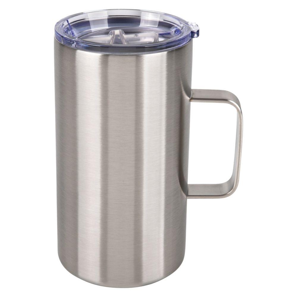 24 Wholesale XxX- Stainless Steel Mug With Slide Lid 24 Oz.  24/0 image