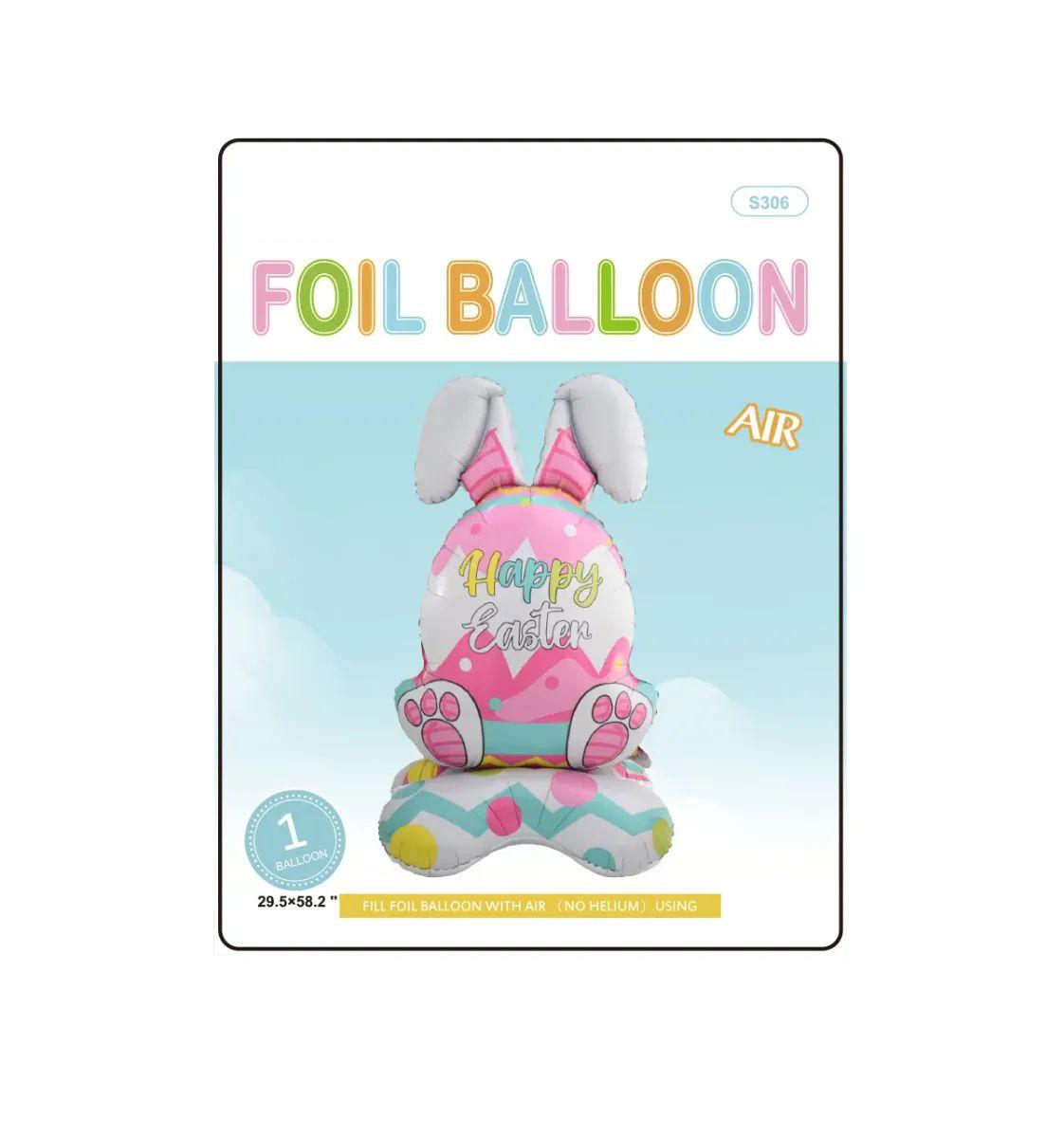 20 Wholesale Easter Standing Foil Balloon Rabbit image
