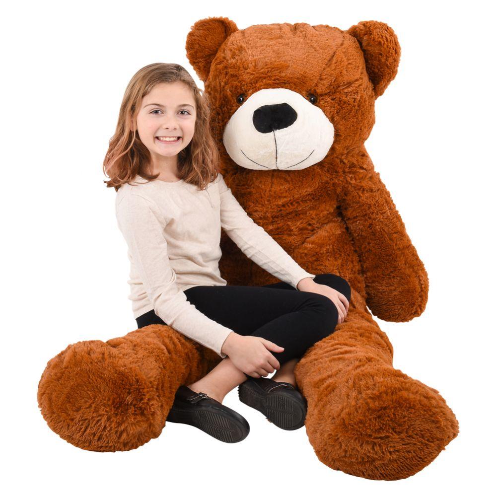 Wholesale 63 inch Jumbo Brown Teddy Bear Plush image