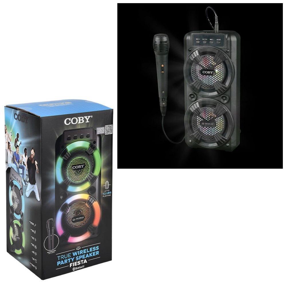8 Wholesale Coby Fiesta Wireless Party Speaker With Mic image