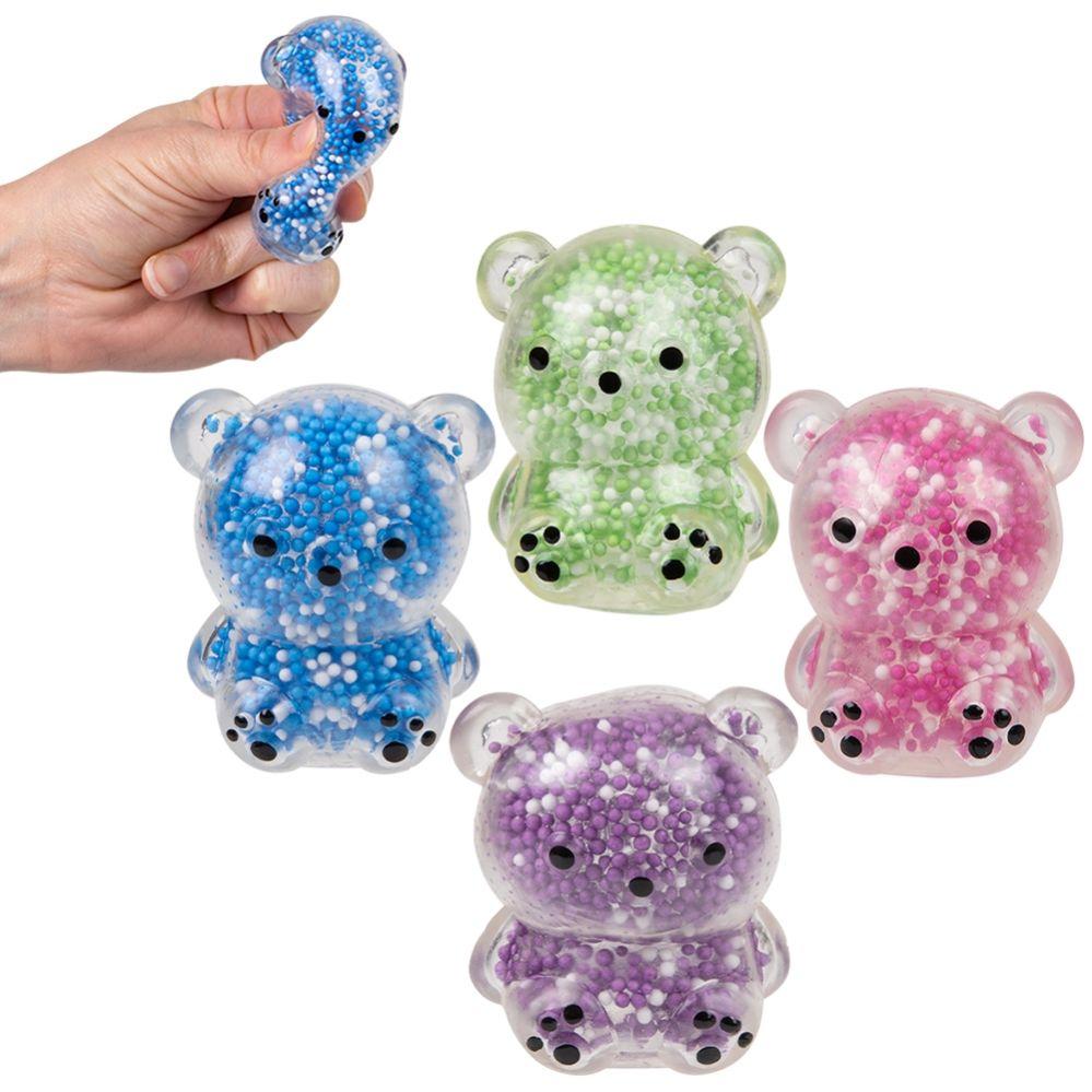 288 Wholesale 1.75 inch Mini Squeezy Foam Bead Bear 24ct image