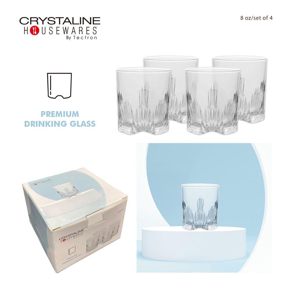 6 Wholesale 8 Oz Set Of 4 Premium Drinking Glass image