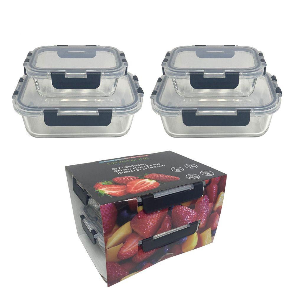 4 Wholesale 4 Pk Rectangle Container image