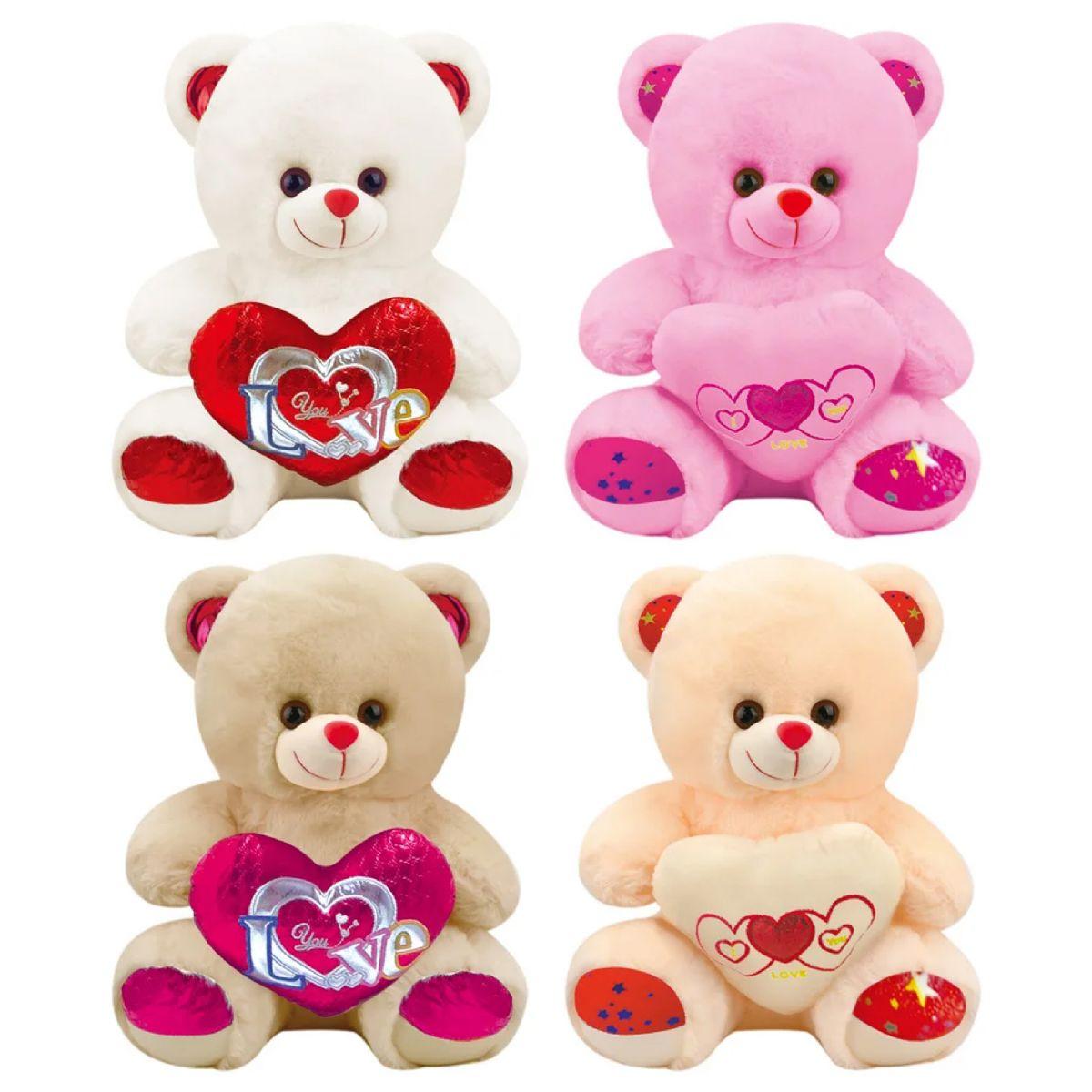 24 Wholesale 20 inch Bear With Quilted Heart image