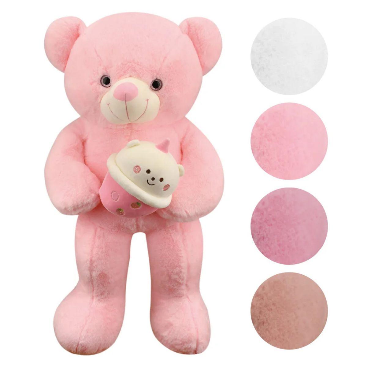 8 Wholesale 40 inch Bear W/ Bottle Assorted Colors image