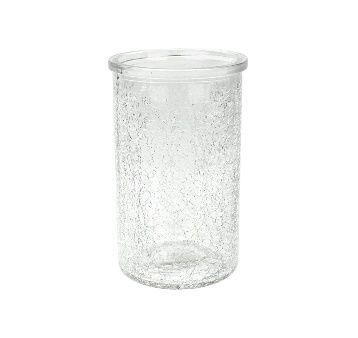 12 Wholesale Glass Clear Vase 3.78x6.49 inches image