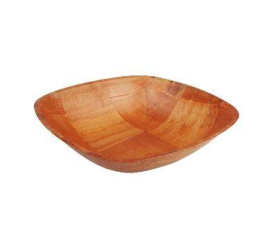 36 Wholesale Nh Square Wood Bowl 7.87in image