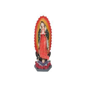 12 Wholesale Guadalupe Polyresin Figurine 12 Inches image