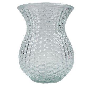 12 Wholesale Bh Clear Round Bellied Vase 5x5x7.5 inches image