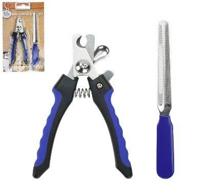96 Wholesale Bp Pet Nail Clipper & File Set image