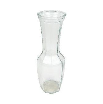 24 Wholesale Clear Bunch Glass Vase 9.25 X 3 Inches image