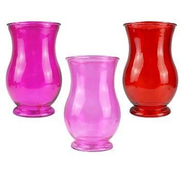 24 Wholesale Bh Regency Color Vase 3 Asst 7x4in image