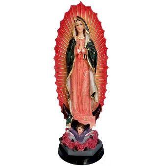6 Wholesale Guadalupe Figurine Polyresin 18 X 6.5 X 6.5 Inches image