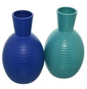 8 Wholesale Ceramic Vase 2 Assorted 5.75 X 5.75 X 9.45 Inches image