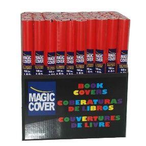 72 Wholesale Magic Cover Solid Red 18x6 ft image