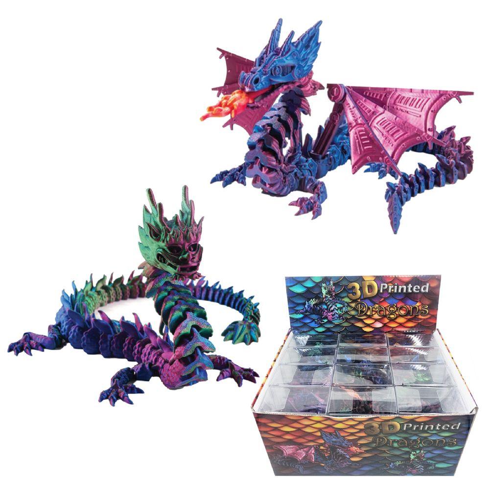 12 Wholesale 3d Printed Dragon Fidget image