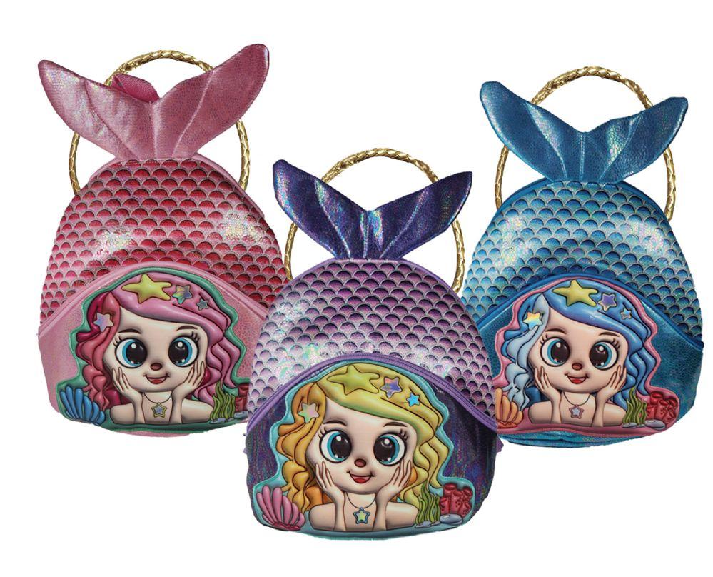 24 Wholesale 8 inch Mermaid Handbag image