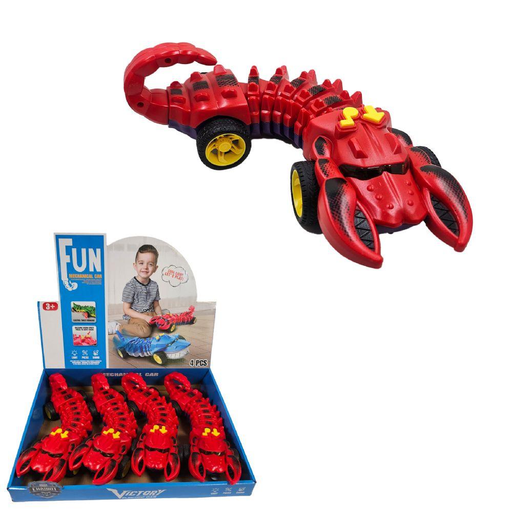 8 Wholesale 12.5 inch PusH-Start Winding Scorpion Vehicle W/light & Sound image