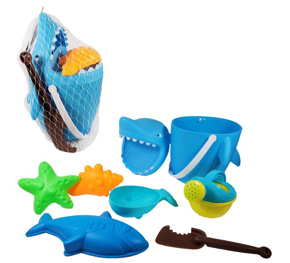 12 Wholesale 8 Pc Shark Bucket Set image