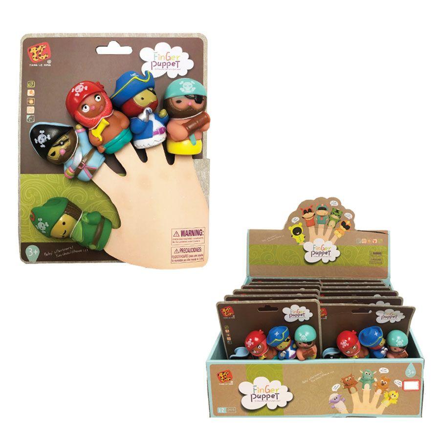 12 Wholesale Pirate Finger PuppeT- 5  image