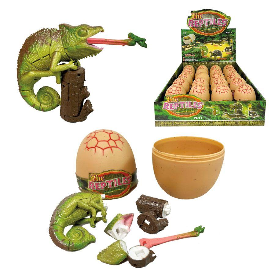 20 Wholesale 3d Reptile Puzzle Egg image
