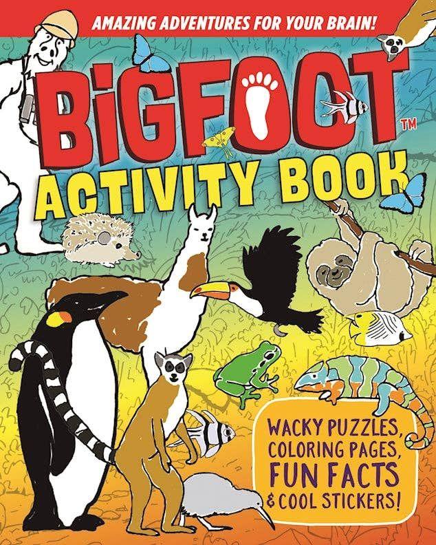 12 Wholesale Bigfoot Activity Book - Coloring & Stickers For Kids image