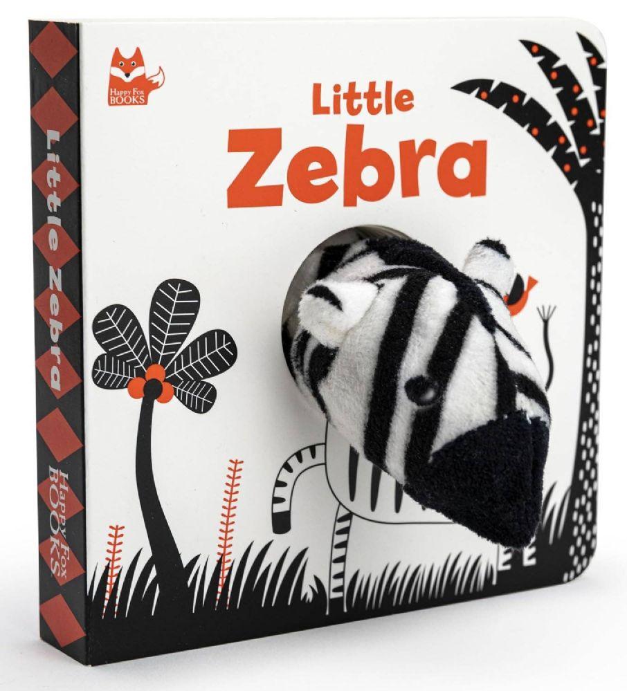 12 Wholesale Little Zebra Finger Puppet Board Book With High Contrast Art image