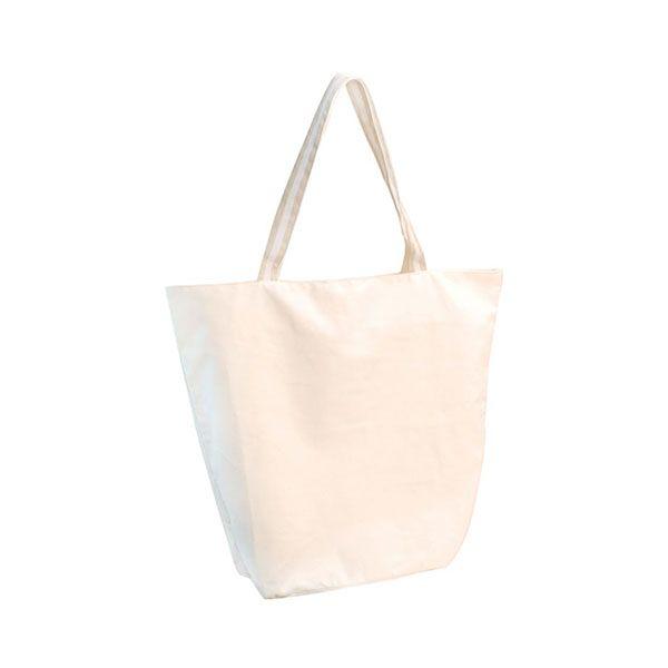 24 Wholesale Canvas Tote Bag NATURAL image