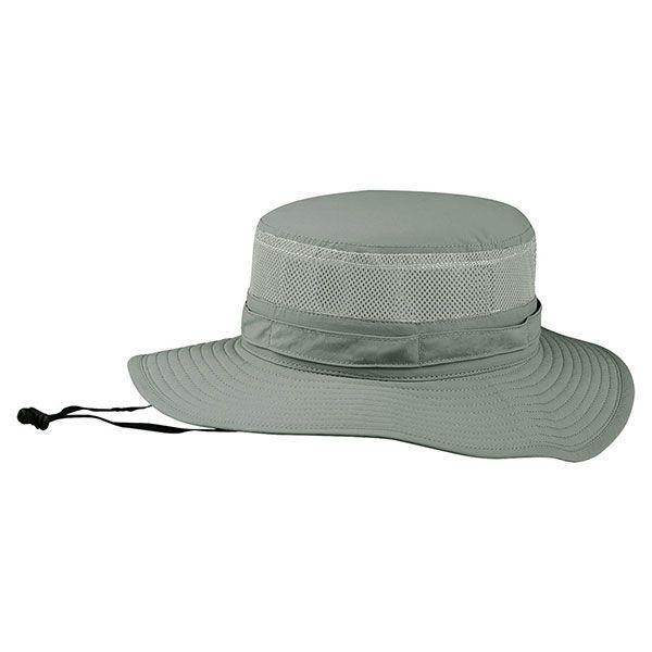 24 Wholesale Juniper Taslon UV Bucket Hat with Mesh Crown GULL-SM image