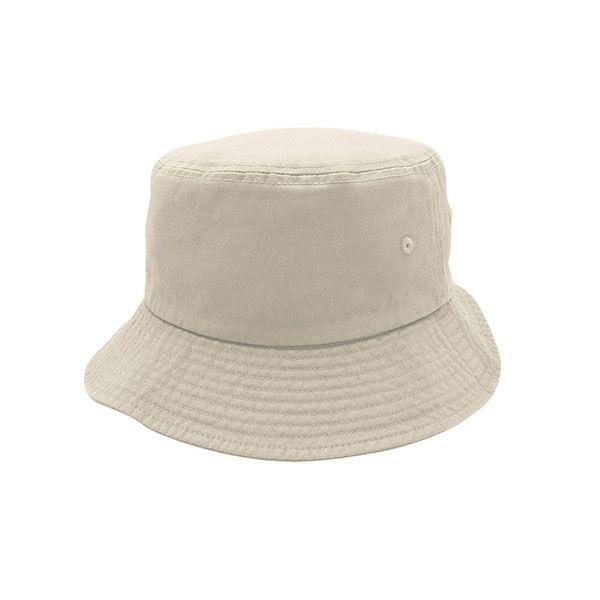 24 Wholesale Cotton Twill Bucket Hat PUTTY-M image