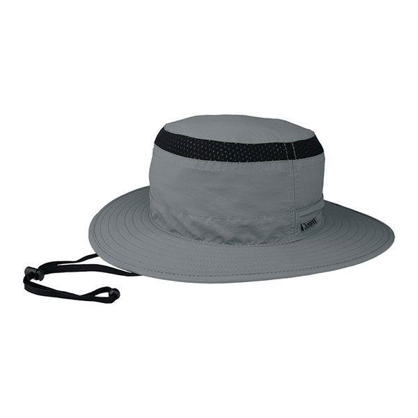 24 Wholesale Taslon UV Bucket Hat GULL-BLK-M image
