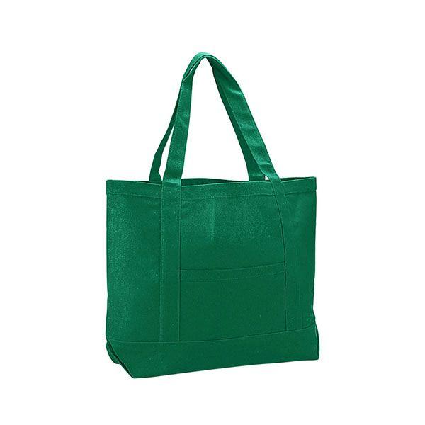 24 Wholesale Cotton Canvas Tote Bag KELLY image