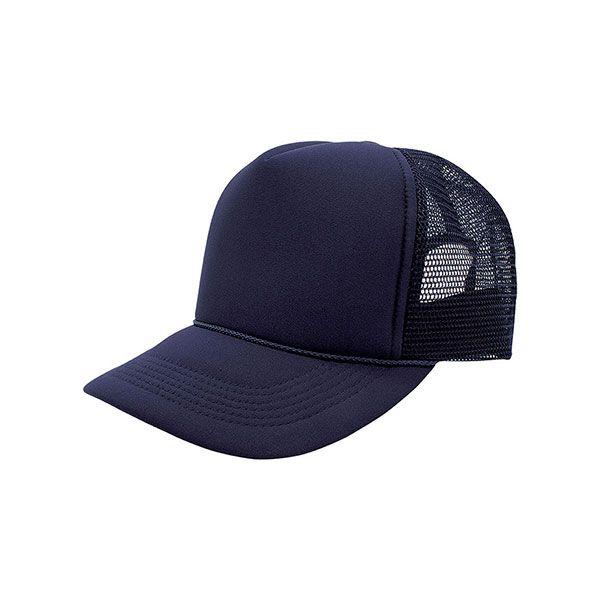 24 Wholesale Trucker Summer Mesh Cap NAVY image