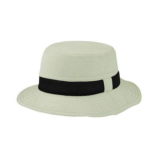 24 Wholesale Juniper Taslon UV Bucket Hat w/ Meshed Crown KHAKI-ML image